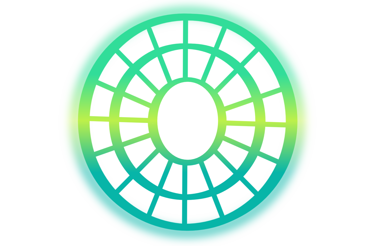 Cryptology Course Image, a colorful circular cipher